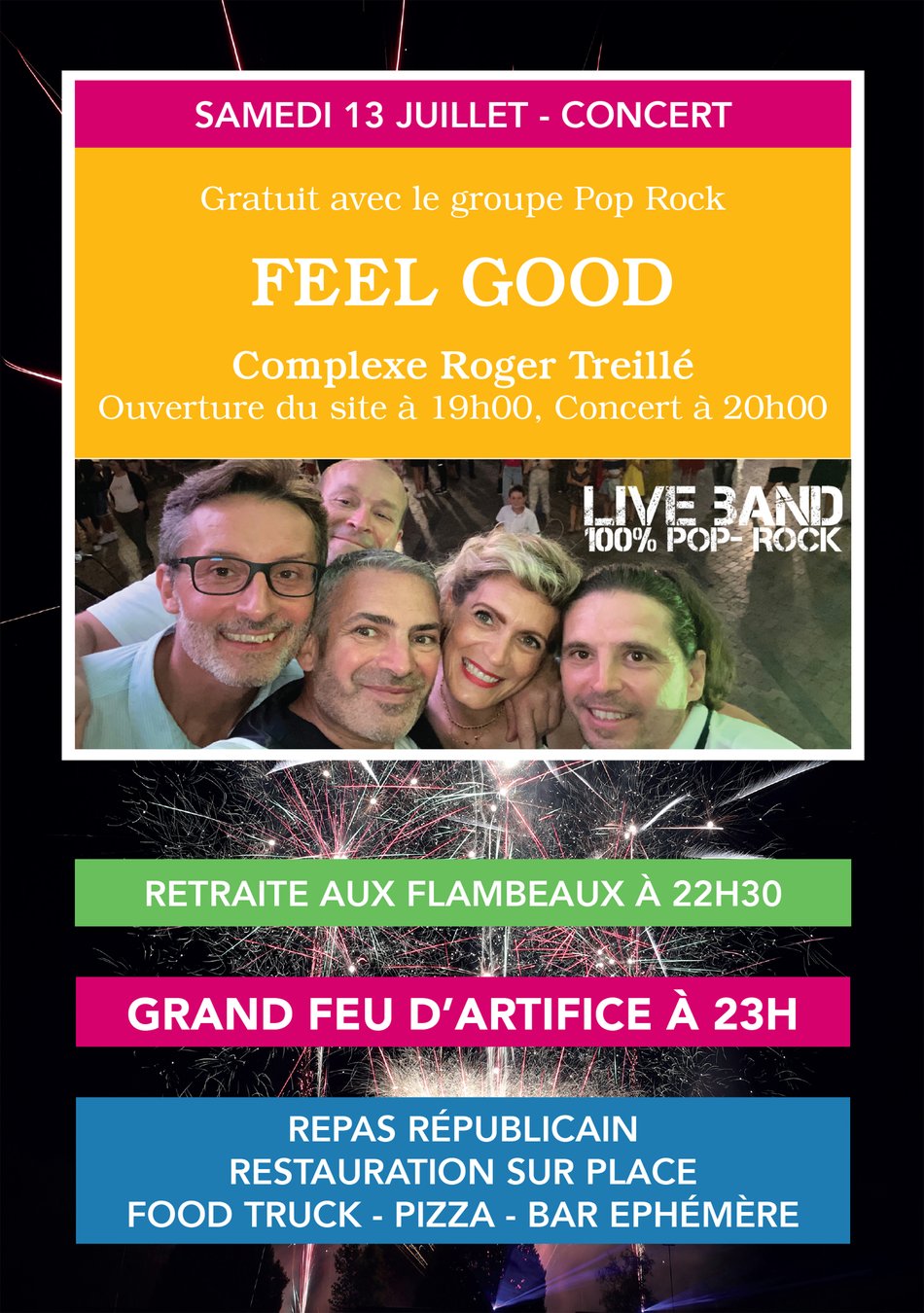 SAVE THE DATE ! LES FESTIVITÉS DE LA FÊTE NATIONALE SE DÉROULERONT À PARON LE SAMEDI 13 JUILLET.