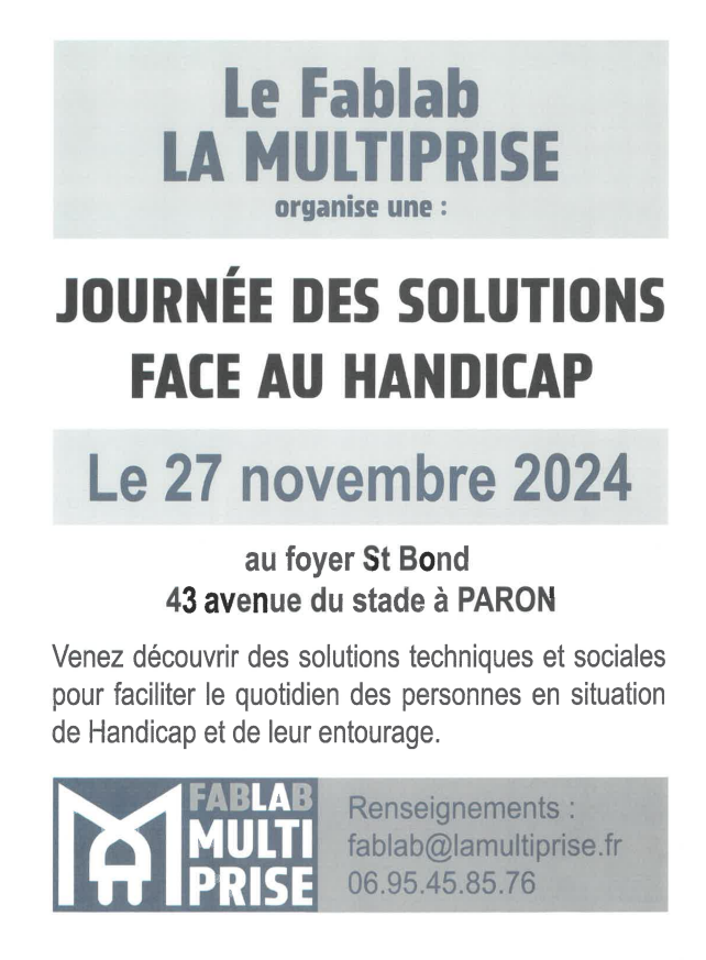 FABLAB LA MULTIPRISE LE 27 NOVEMBRE