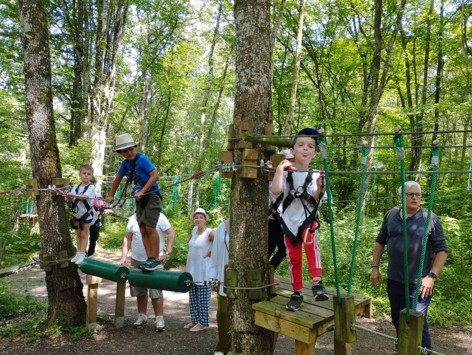 L'EMSP À L’ACCROBRANCHE DE CONFLANS SUR LOING.