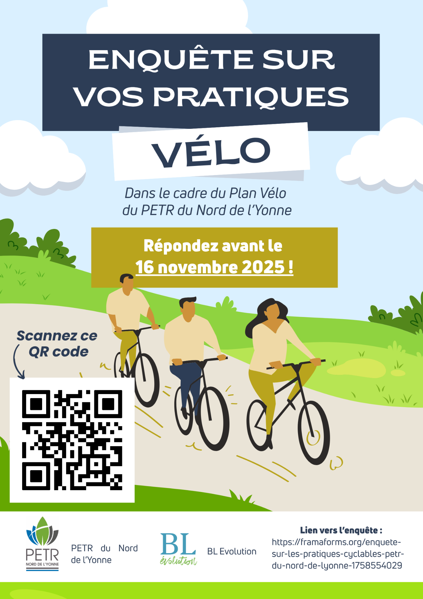 Enquête du PETR sur les pistes cyclables