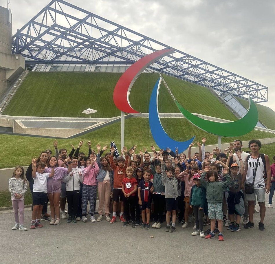 SORTIE SURPRISE AUX JO PARALYMPIQUES POUR LES ENFANTS DE L'EMSP, DU CENTRE DE LOISIRS ET DU CMJ